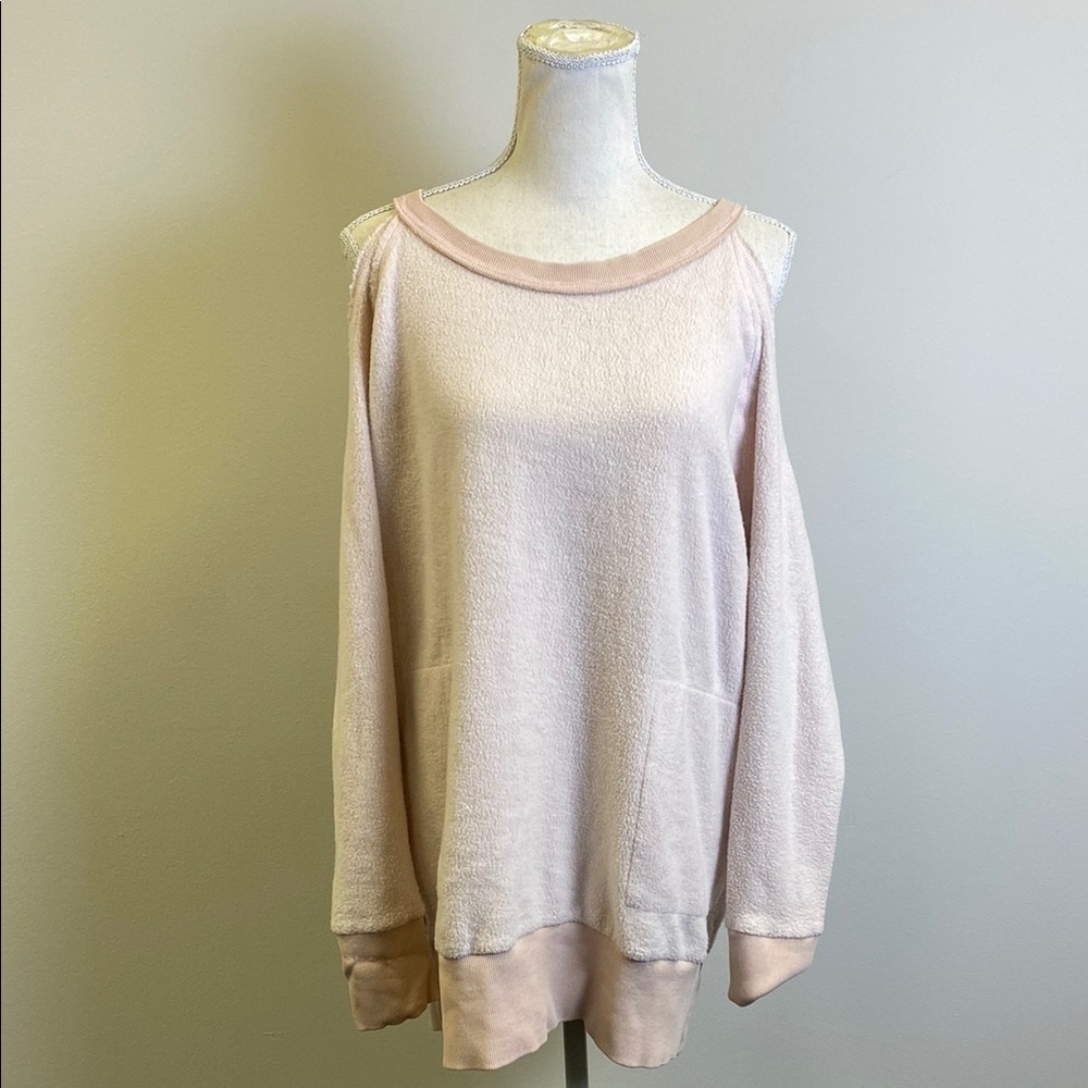 Mossimo Supply Co Women’s Medium Pink Off-Shoulder Sweater